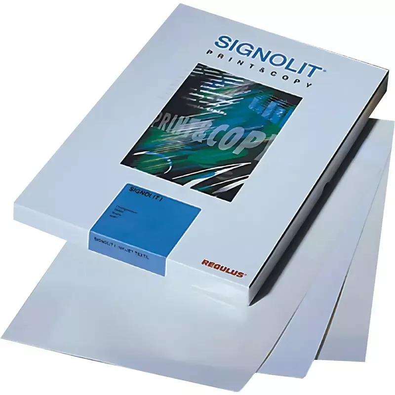 100 Films polyester imprimables SIGNOLIT SC A3 - 140 microns, blanc, imperméable et lavable