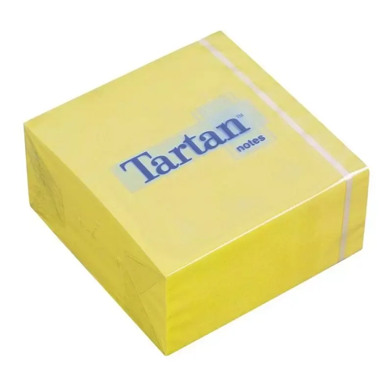 12 Bloc de notes repositionnables - 76 x 76 mm - jaune clair