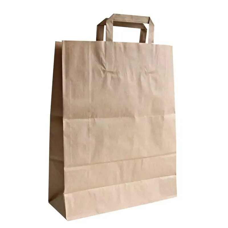 250 Sacs en papier 26 x 17 x 25 cm - recyclable et compostable