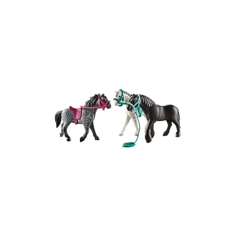 3 Chevaux : Frison, Knabstrupper et Andalou - Playmobil Country
