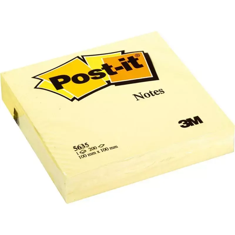 3M Post-it Notes bloc XL - 100 x 100 mm - jaune -