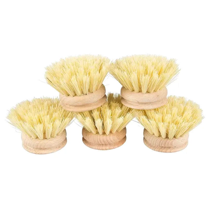 5 têtes de rechange pour brosse vaisselle