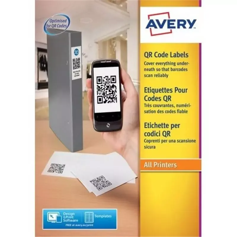 875 Étiquettes QR Code - 35 x 35 mm - à imprimer