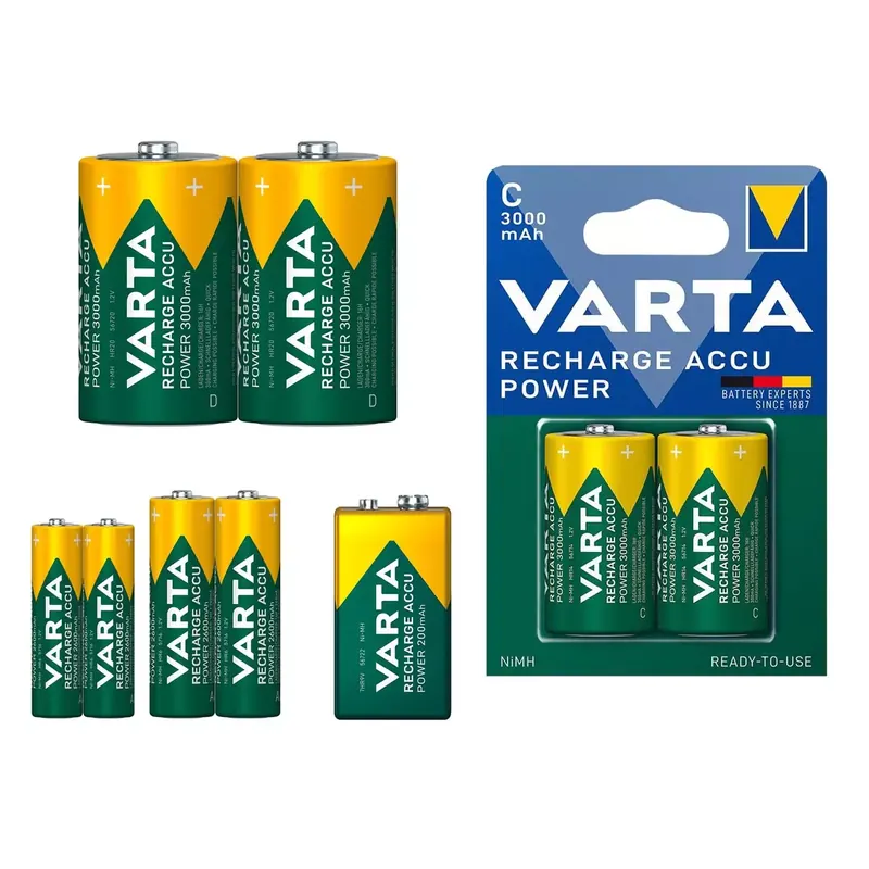 Accumulateurs NiMH Varta «Ready to use»