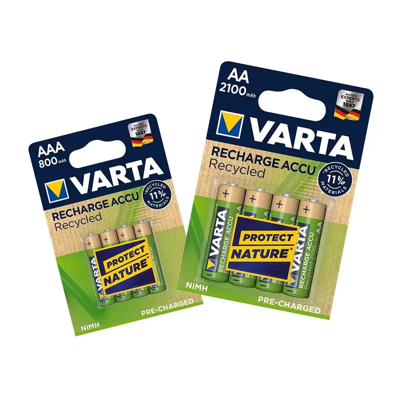 Accumulateurs NiMH Varta Recycled Ready2Use