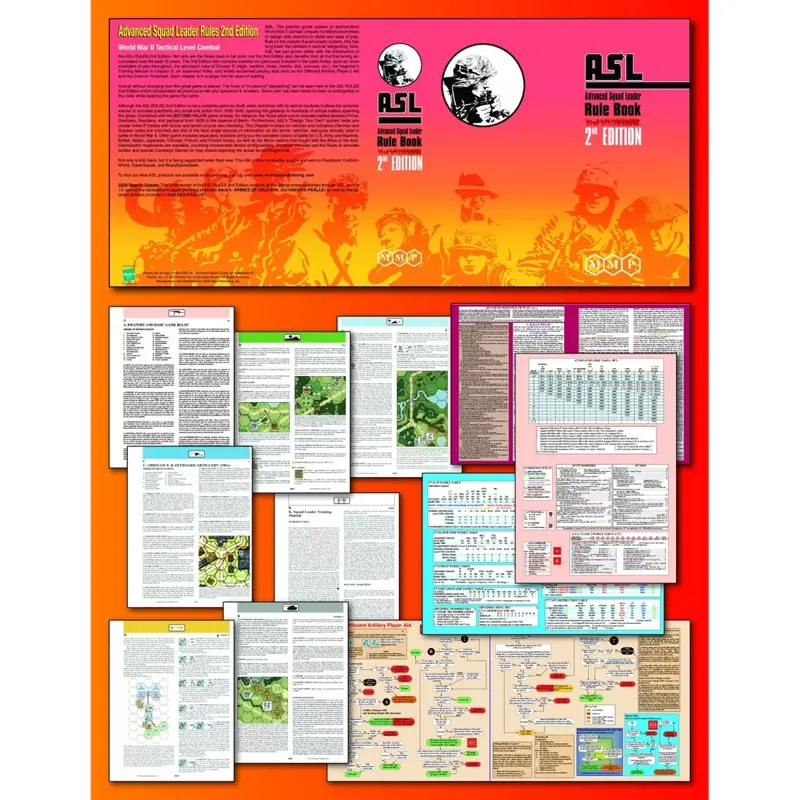 Advanced Squad Leader Rulebook 2nd. Edition - Version Anglaise