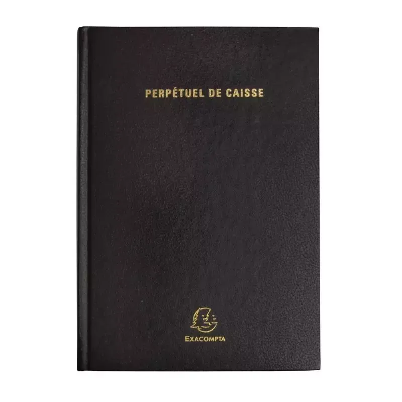 Agenda Perpétuel de Caisse - 210 x 148 mm - noir