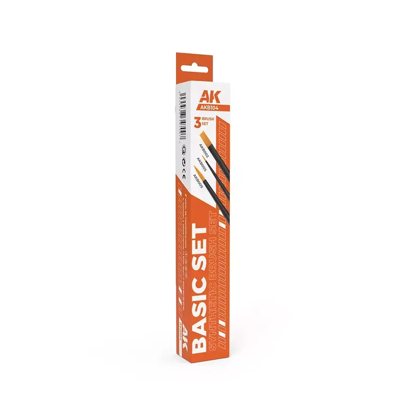 AK Synthetic Brush Basic Set