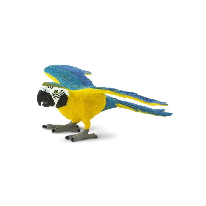Ara Bleu et Or Figurine réaliste Safari Ltd® 264029
