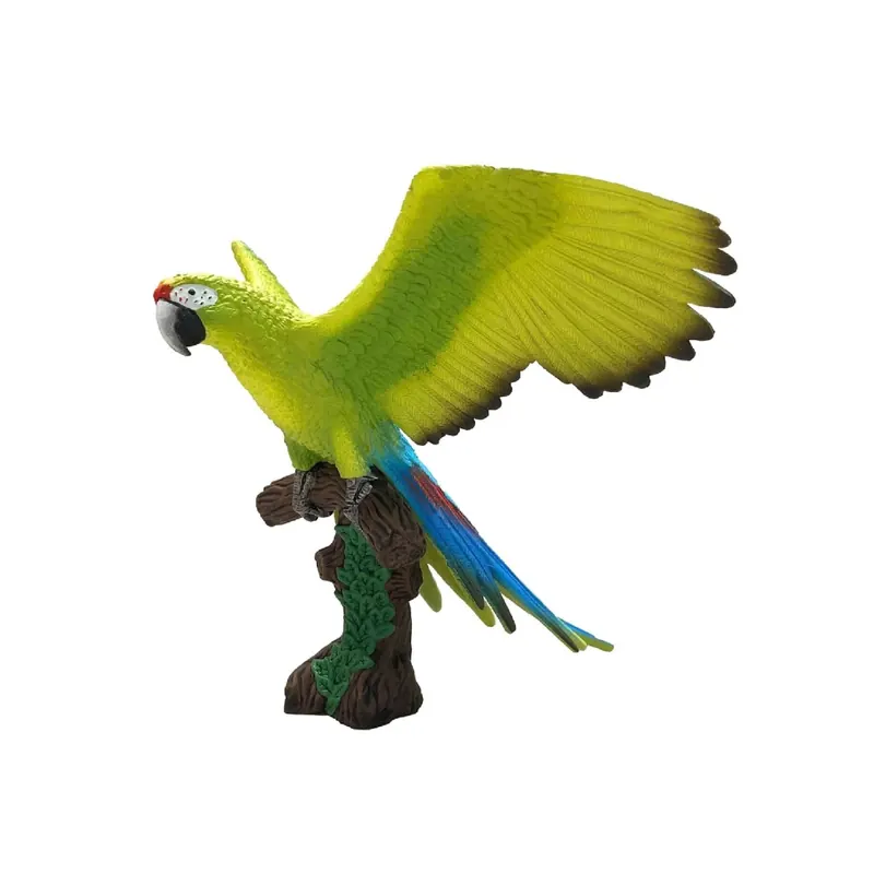 Ara militaire (Ara militaris) - Figurine perroquet néotropical Bullyland 69392