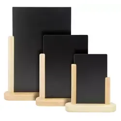 Ardoise de table avec base amovible en bois