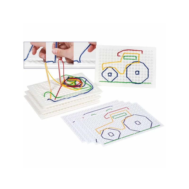 Atelier Fil à Dessiner avec Stylo et Lacets - Motricité Fine