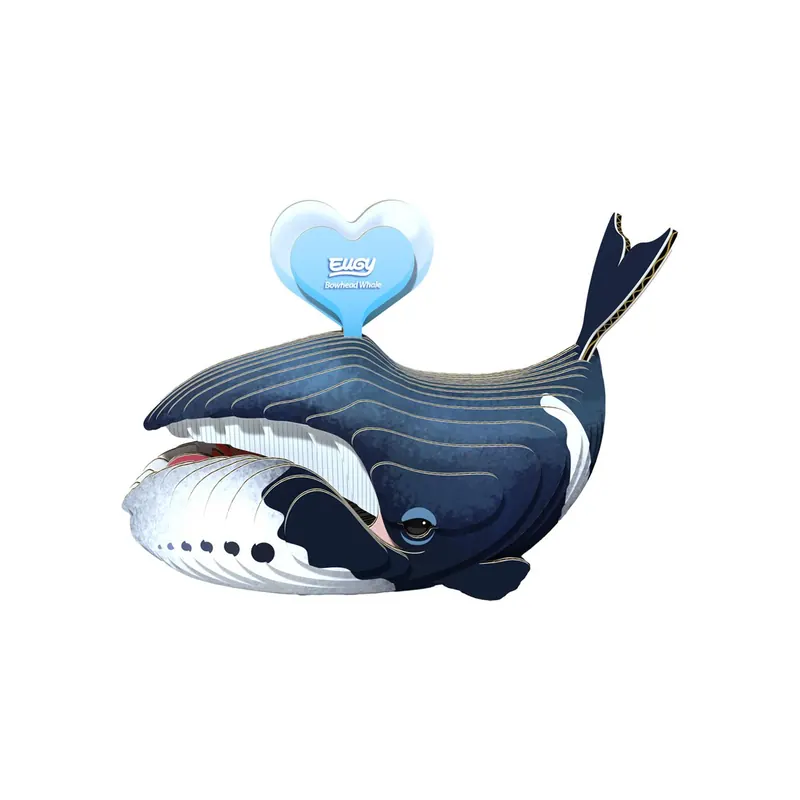 Baleine Boréale - Puzzle Eugy - Mammifère marin 3D à collectionner