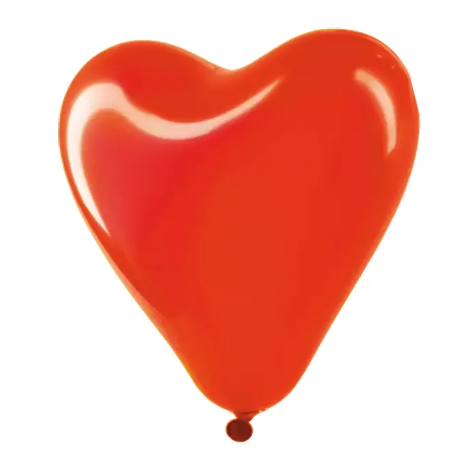 Ballon de baudruche en forme de cur, sans marquage