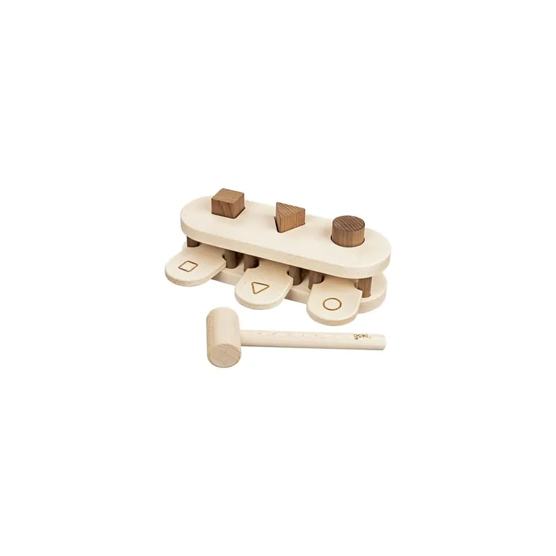 Banc à Marteler en Bois Goki - Jouet d'Éveil et de Motricité