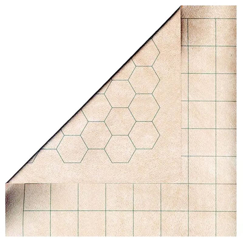 Battlemat Reversible (Carré - Hexagone) - 60 cm x 66 cm
