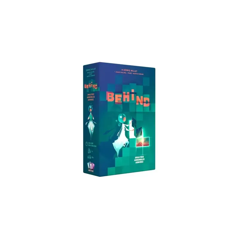 Behind