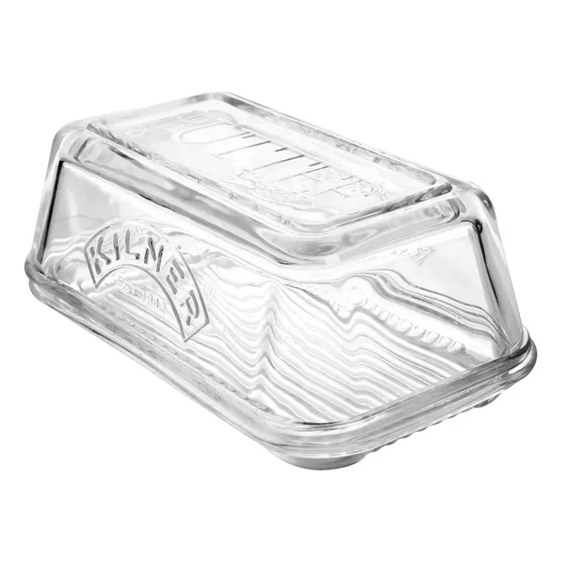 Beurrier avec couvercle en verre