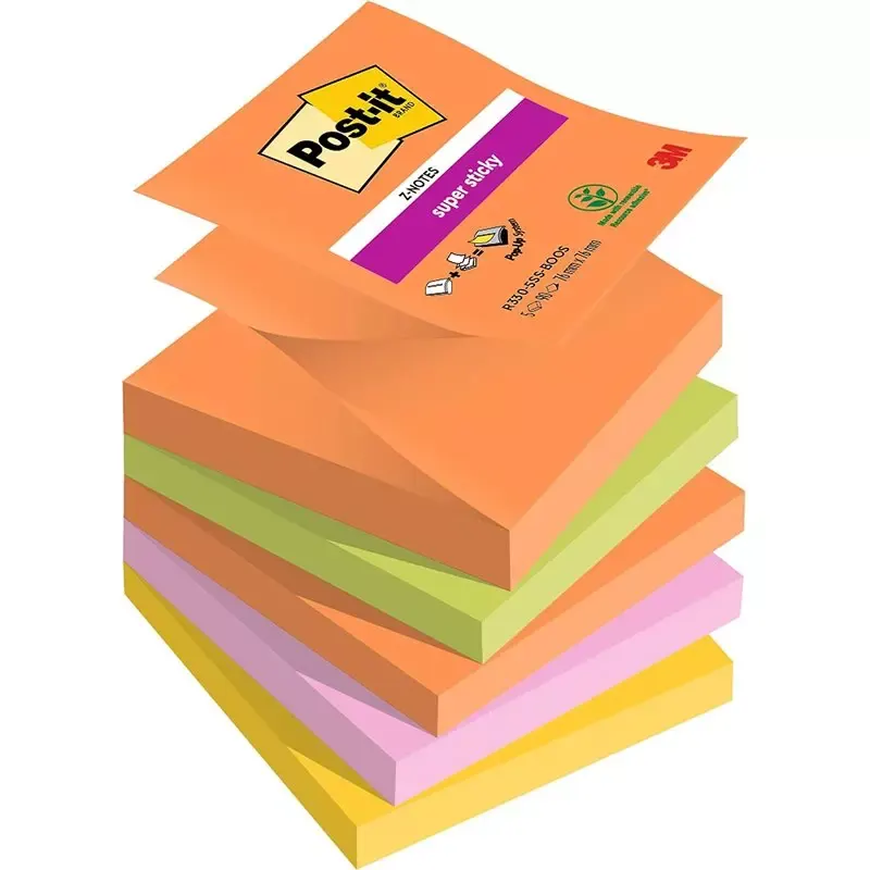 Bloc-note adhésif Super Sticky Z-Notes Boost