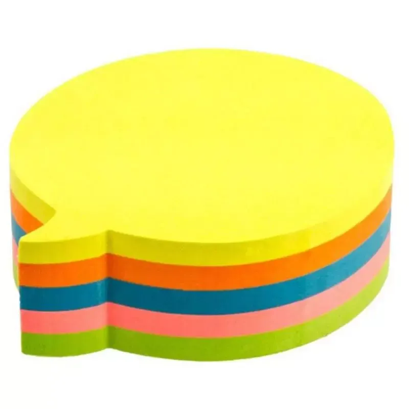 Bloc-note Bulle 250 feuilles 5 couleurs