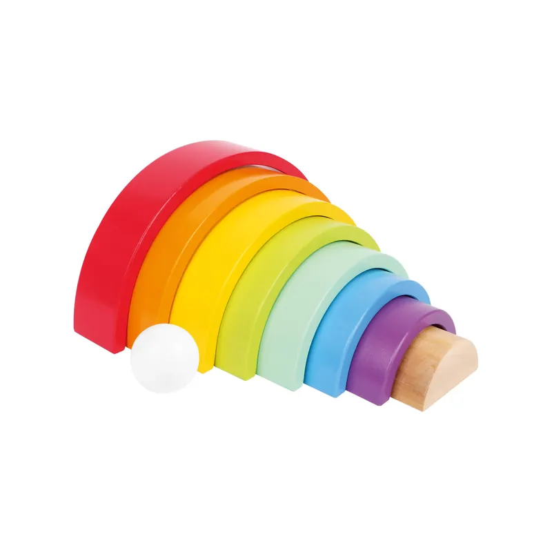Blocs de construction en bois Arc-en-ciel