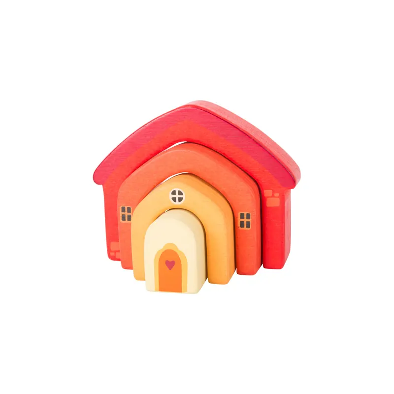 Blocs de construction en bois Maison - Jeu libre