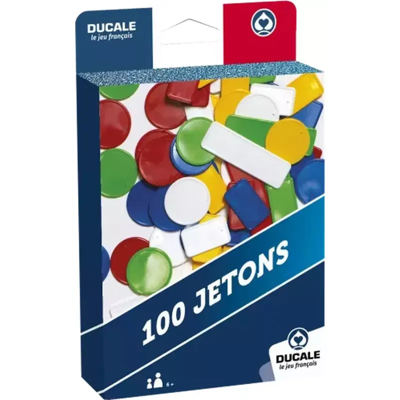 Boîte 100 Jetons - Eco Format - Jeu Rescapé