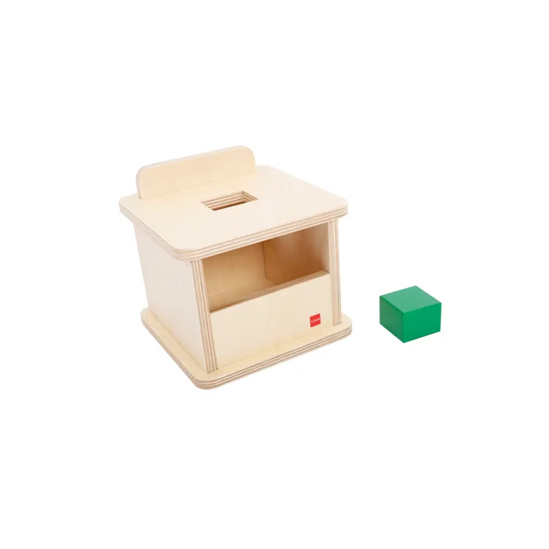 Boîte à imbucare avec prisme rectangulaire - Matériel Montessori GAM 1MM258