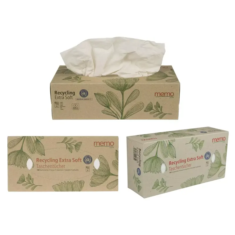 Boîte de mouchoirs recyclés "Extra Soft"