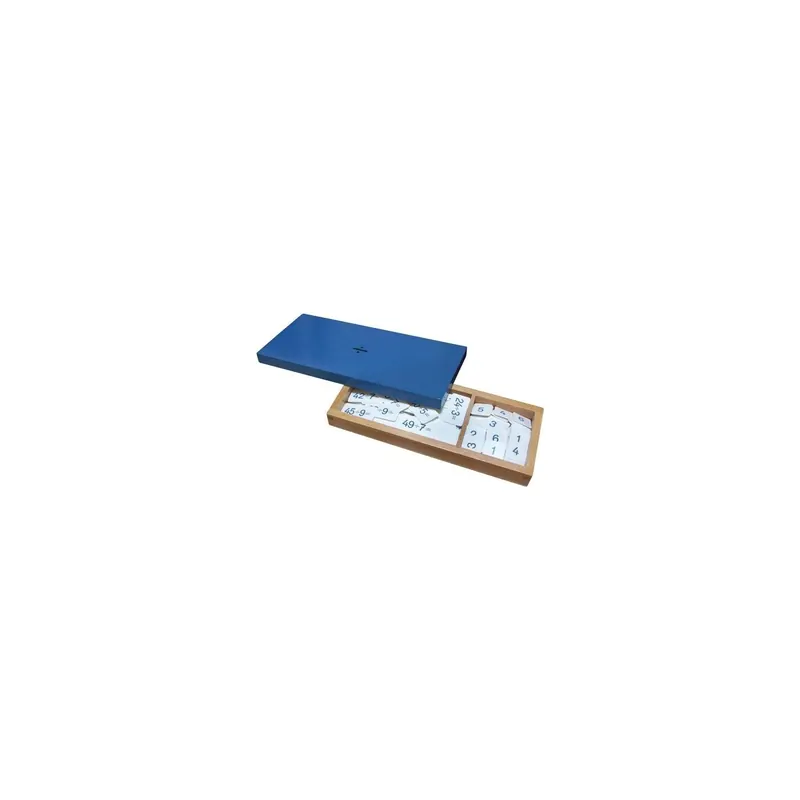 Boîte des équations de la Divisions Montessori