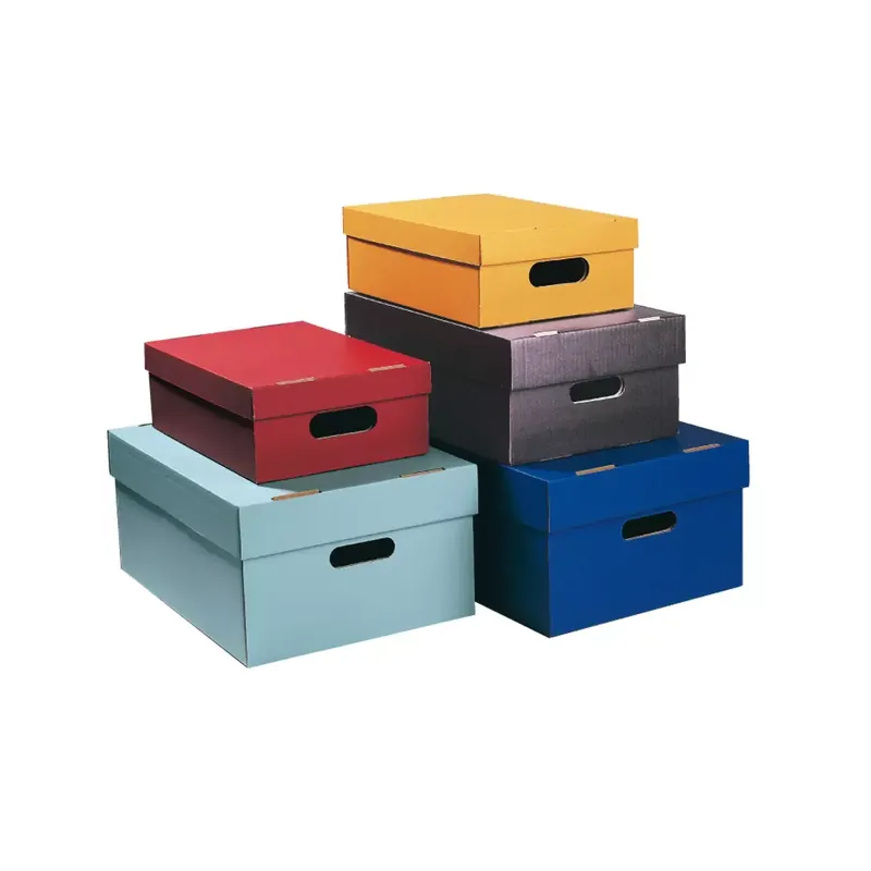 Boîtes de classement en carton recyclé