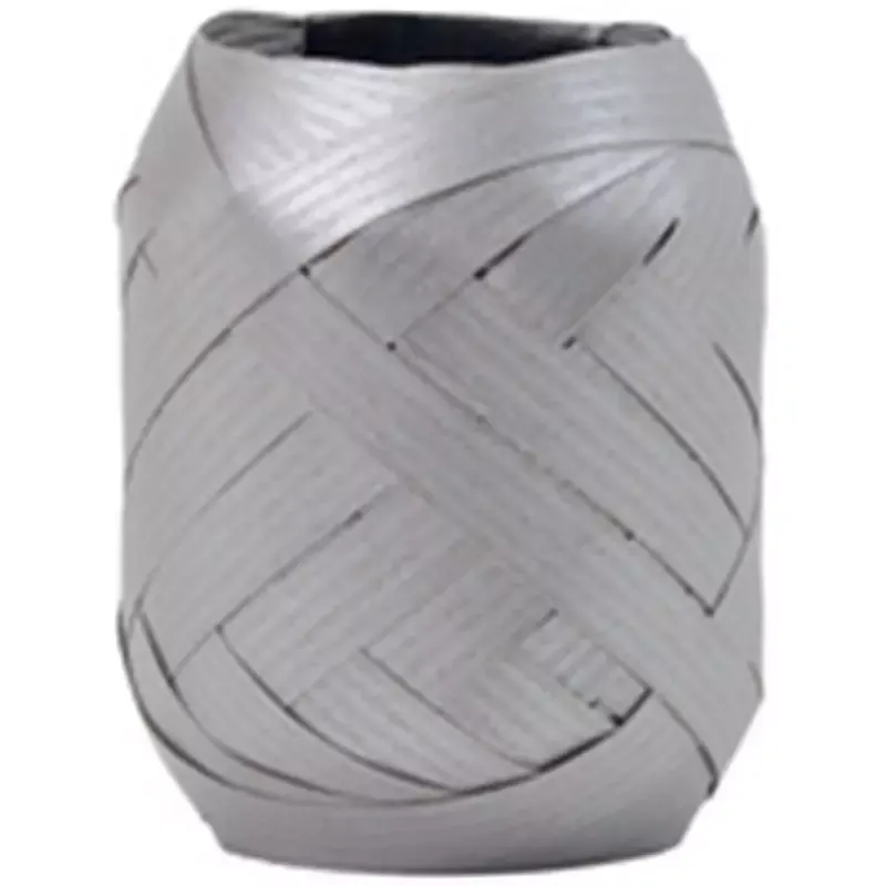 Bolduc en pelote, papier d'emballage, 15 m , argent