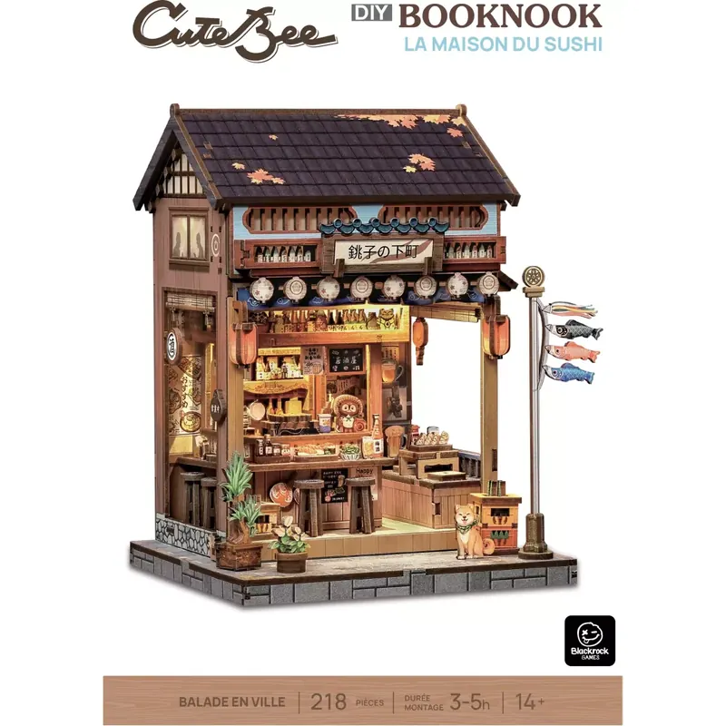 Book Nook CuteBee - La Maison du Sushi - 218 Pièces