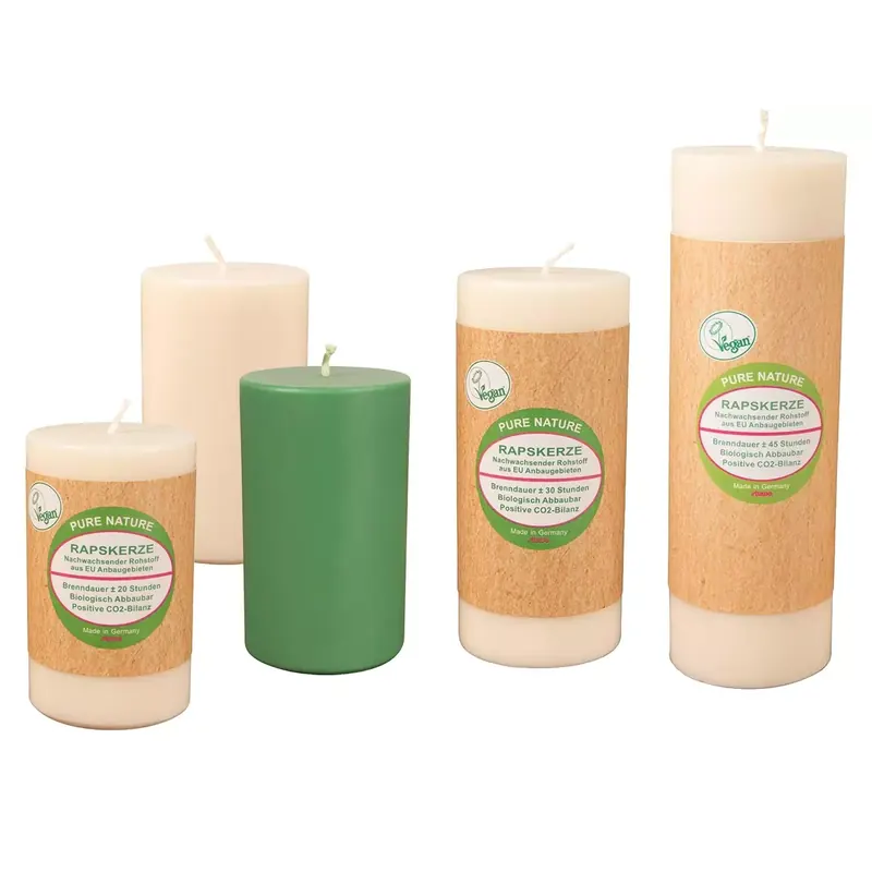 Bougie Pure Nature au colza