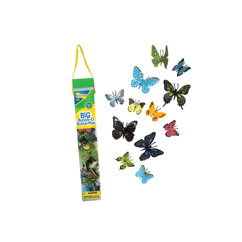 Bouquet de 18 Papillons en Tube - Figurines Insect Lore