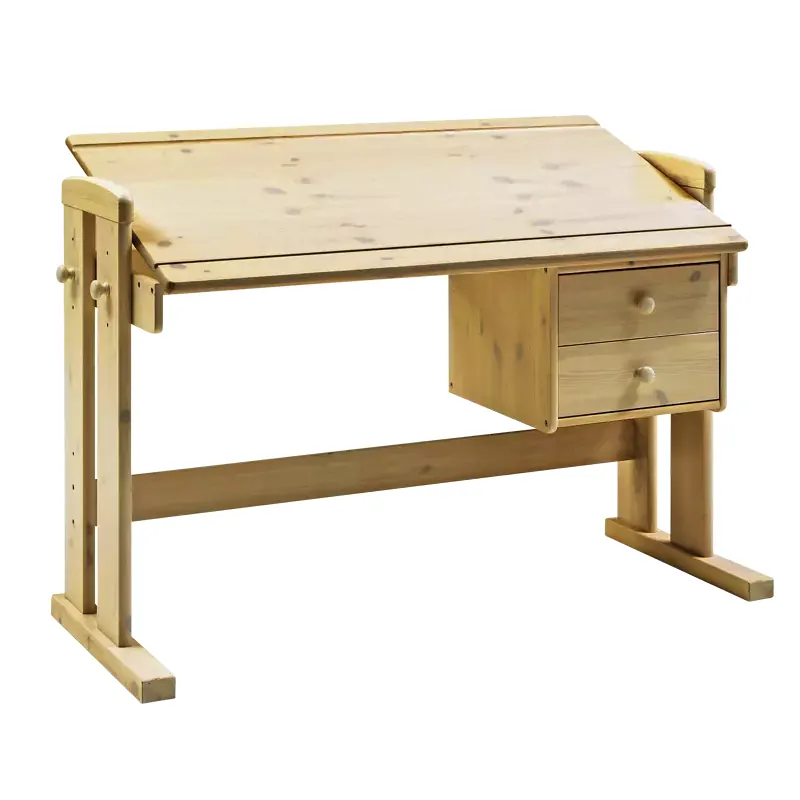 Bureau d'écolier bois inclinable