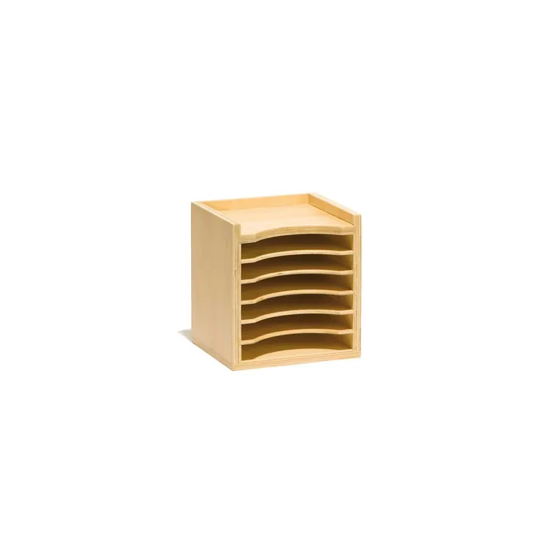 Cabinet pour cartes de géométrie Montessori