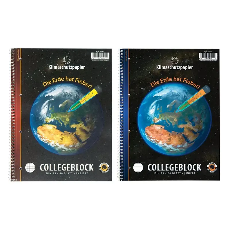 Cahier écologique à spirale
