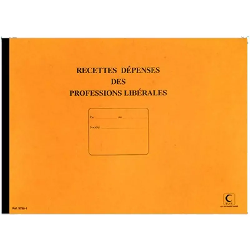 Cahier "Recettes/Dépenses" Professions libérales - 80 pages