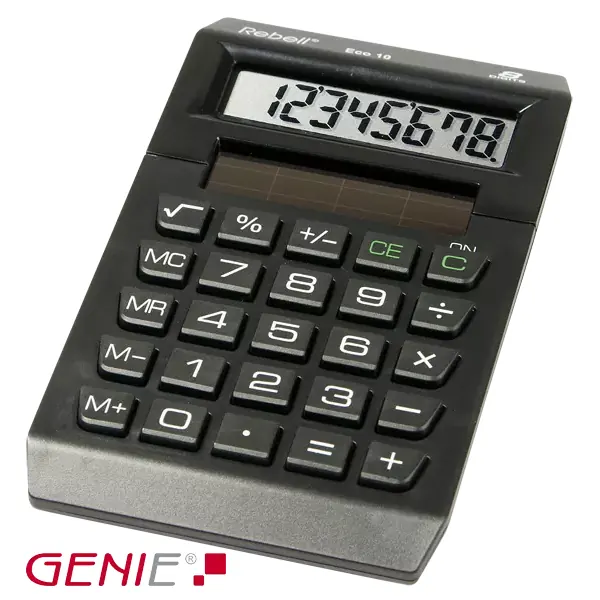 Calculatrice solaire Rebell « Eco 10 »