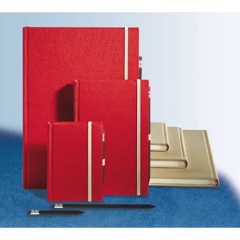Carnets reliés lin à personnaliser