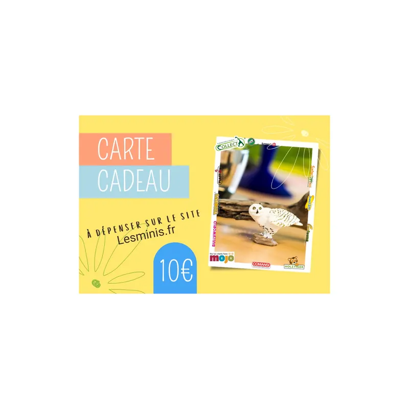 Carte Cadeau Lesminis.fr 10€ - Découverte et Exploration