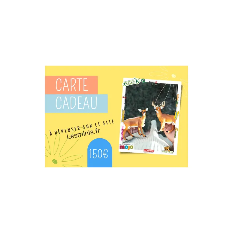 Carte Cadeau Lesminis.fr 150€ - Offrez le Meilleur