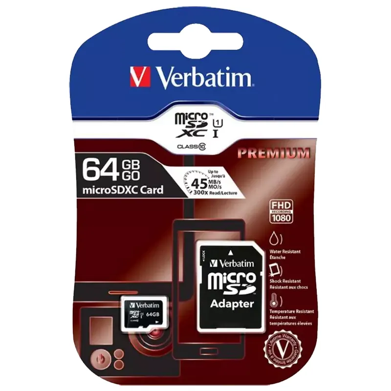 Carte Micro SD Verbatim