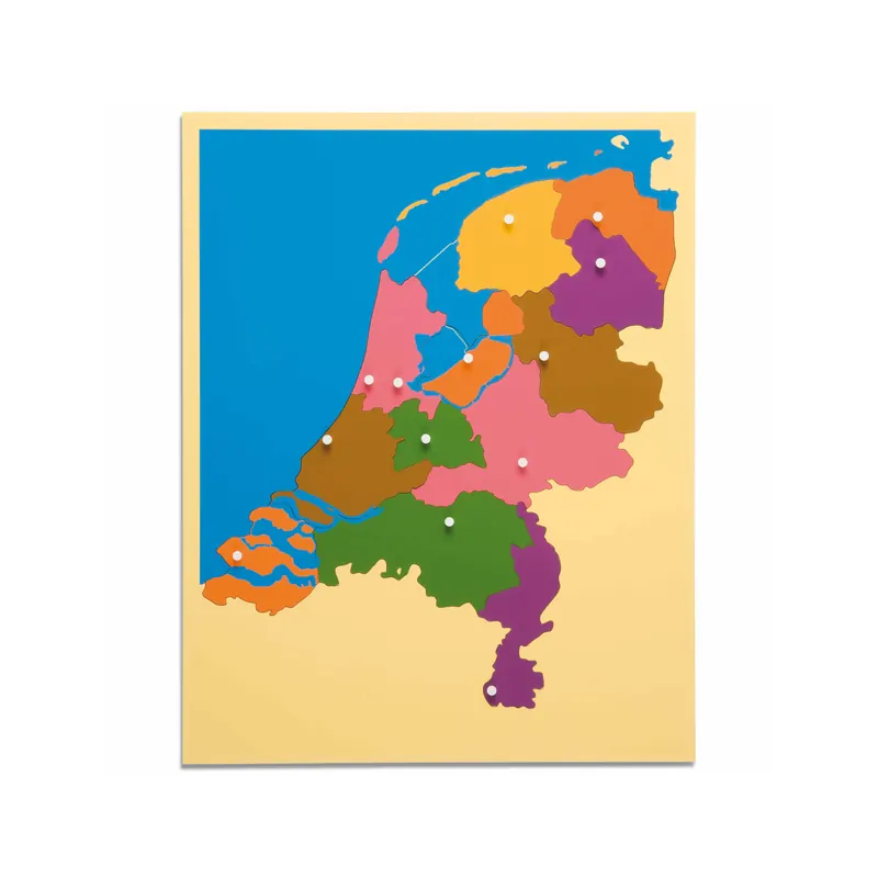 Carte-puzzle des Pays Bas Montessori - Nienhuis 017500
