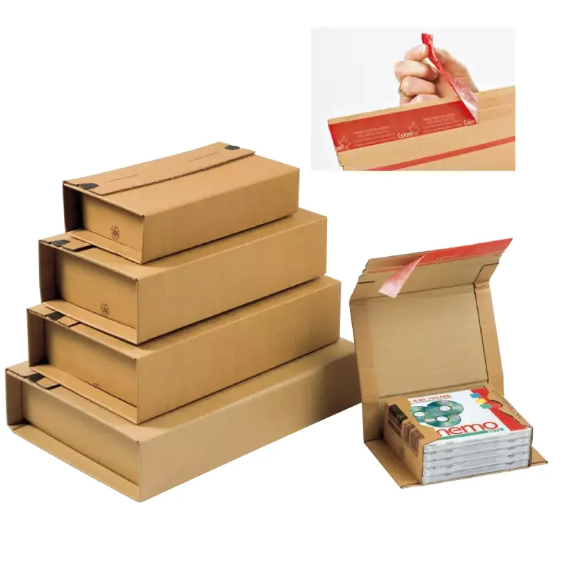 Carton d'expédition pour livres, CD, DVD...