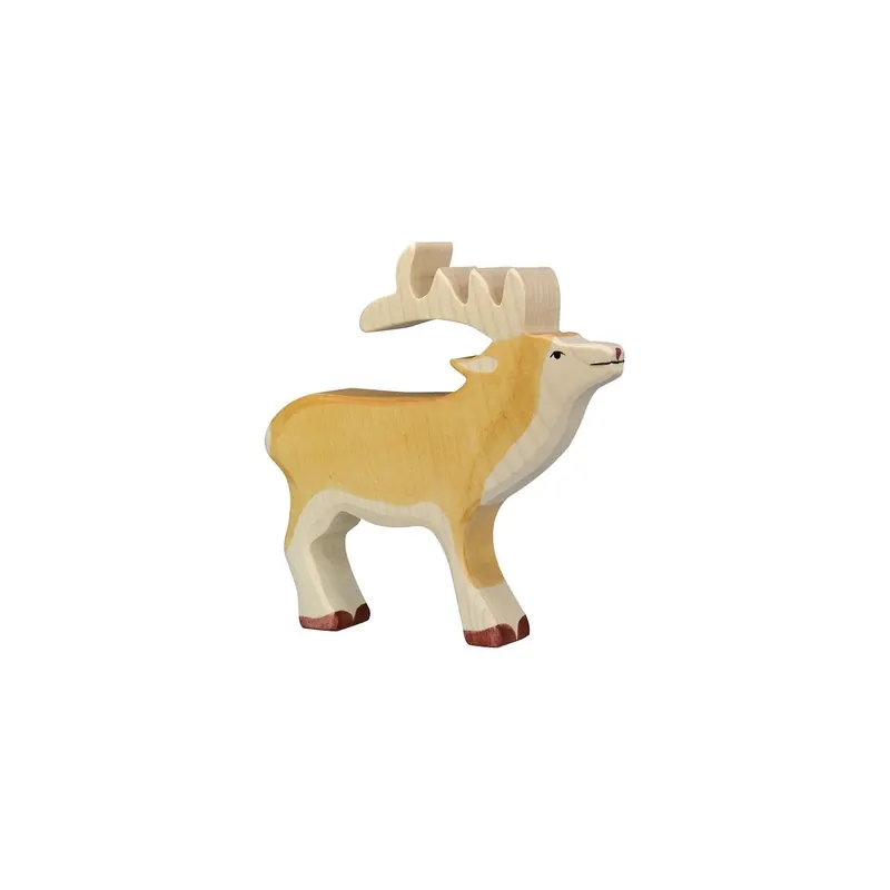 Cerf - Figurine en bois Holztiger