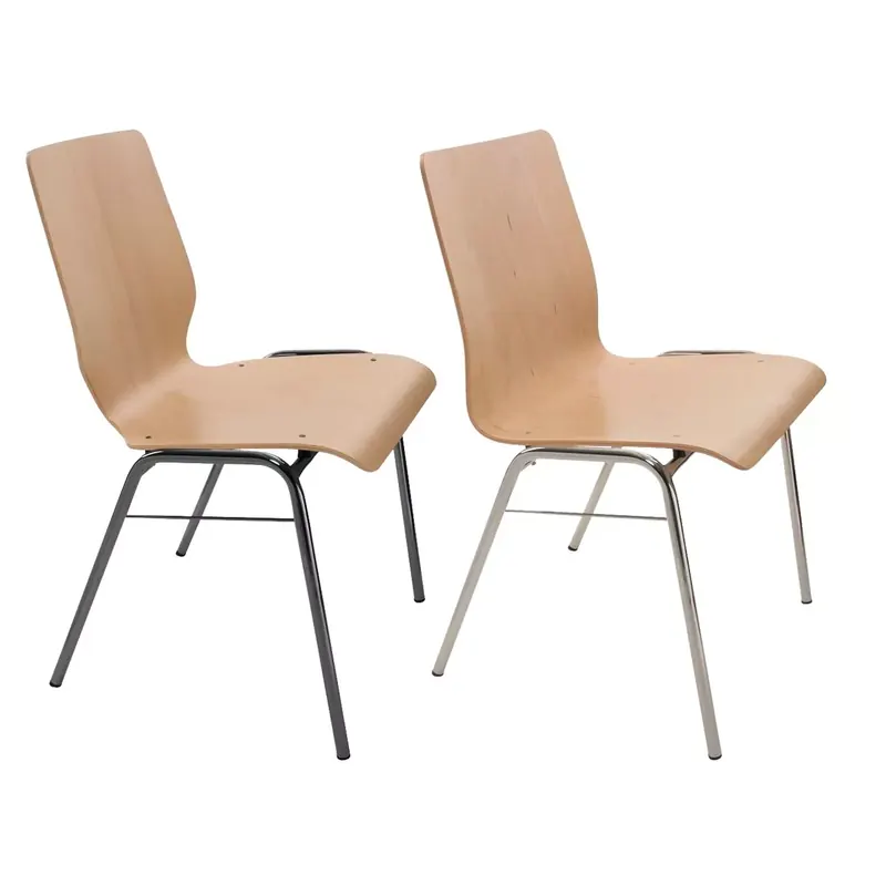 Chaise visiteur en hêtre