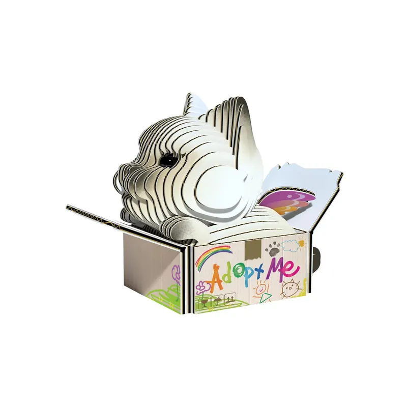 Chat Mocha - Puzzle Eugy - Animal 3D à collectionner