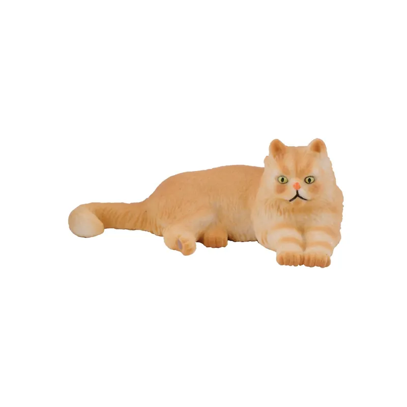 Chat persan couché CollectA - Jouet Figurine 88330